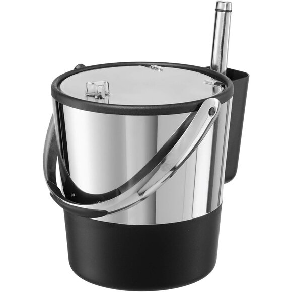 Other - Insulated Ice Bucket, 4 Quart / 3.8 L, Stainless Steel, Black.